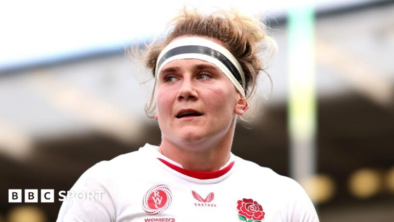 Megan Jones: Inspiring Rugby Superstar Leading England Women’s Rugby in 2026 Megan Jones playing for England Women’s Rugby Team in action, showcasing speed and strength