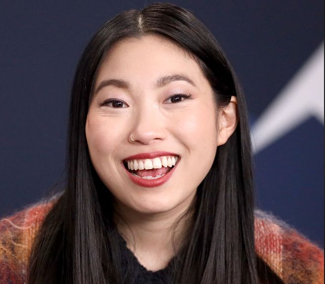 Awkwafina, Golden Globe-winning actress and Hollywood star, at a film premiere