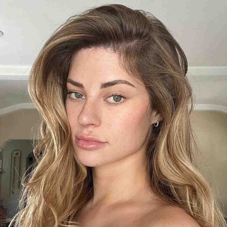 Hannah Stocking performing a comedic sketch, showcasing her humor and social media influence