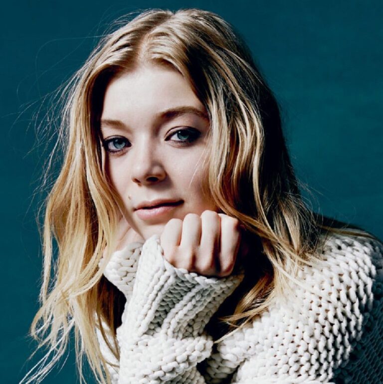 Becky Hill British dance pop singer performing live on stage