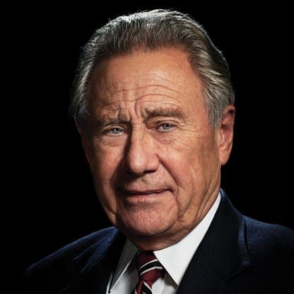 Philip Anschutz portrait – American billionaire businessman and founder of Anschutz Entertainment Group with multi-billion dollar business empire.