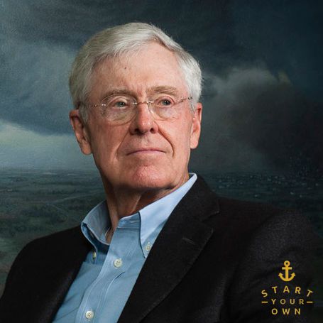 10 Powerful Lessons from Charles Koch: Billionaire Industrialist Who Reshaped Business & Politics “Charles Koch, billionaire CEO of Koch Industries, speaking at a business conference, symbolizing industrial leadership and philanthropy.”