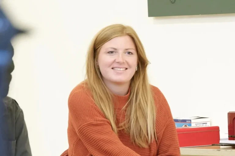 Miriam Battye at a theatre premiere, acclaimed Manchester-born playwright and television writer